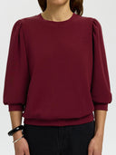 Losvallende sweat top tenny