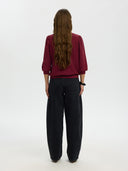 Losvallende sweat top tenny