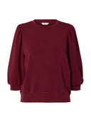 Losvallende sweat top tenny