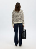 Ecru gebreide trui lindsay ls knit