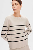 Gestreepte trui liva ls knit