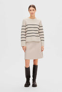 Gestreepte trui liva ls knit