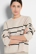 Gestreepte trui liva ls knit