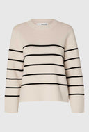 Gestreepte trui liva ls knit