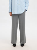 Grijze wide leg pantalon emma-tara