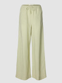 Wide leg linnenmix broek luisa