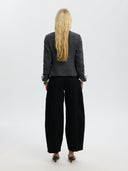 Zwarte barrel jeans nanet