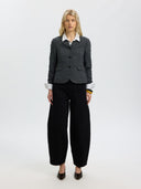 Zwarte barrel jeans nanet