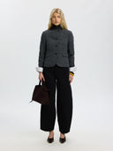 Zwarte barrel jeans nanet