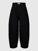 Zwarte barrel jeans nanet