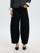 Zwarte barrel jeans nanet
