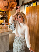 Lichtbeige knit gabella