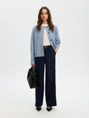 Lichtblauw vest lulu