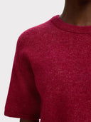 Wolmix trui met korte mouwen lulu