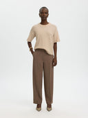 Wolmix trui met korte mouwen lulu