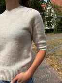 Zachte trui lulu ss open back o-neck