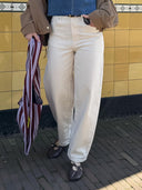 High waist barrel fit jeans ebba