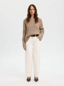 High waist barrel fit jeans ebba