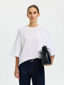 Wit oversized t-shirt colwoman