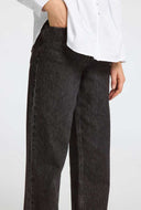 Zwarte harper hw flared jeans