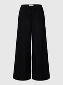 Wide leg linnenmix broek luisa