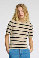 Top vinna ss structure knit