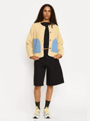Teddy block jacket