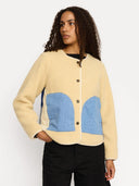 Teddy block jacket