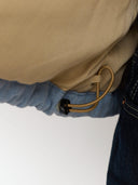 Color block quilted jacket