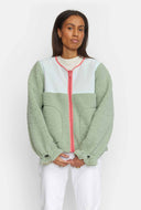Groen teddy jacket