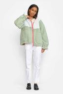 Groen teddy jacket