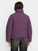 Paarse puffer jas 77293