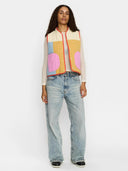 Quilted patchwork bodywarmer