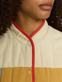 Quilted patchwork bodywarmer