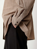Gestreepte oversized blouse fontania