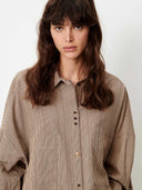 Gestreepte oversized blouse fontania