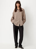 Gestreepte oversized blouse fontania