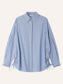 Blauw gestreepte blouse danie