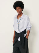 Lichtblauwe blouse botan celeste
