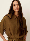 Bruine blouse kalya