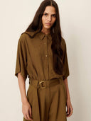 Bruine blouse kalya