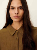 Bruine blouse kalya