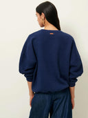 Donkerblauwe sweater chebbi