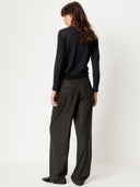 Donkergrijze pantalon bodam
