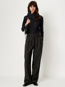 Donkergrijze pantalon bodam