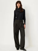 Donkergrijze pantalon bodam