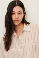 Licht beige blouse san juan