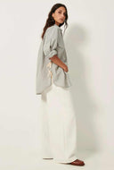 Licht blauwe blouse koyaco