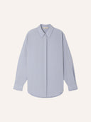 Lichtblauwe oversized blouse liza