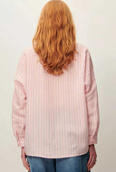 Roze blouse met strepen botan